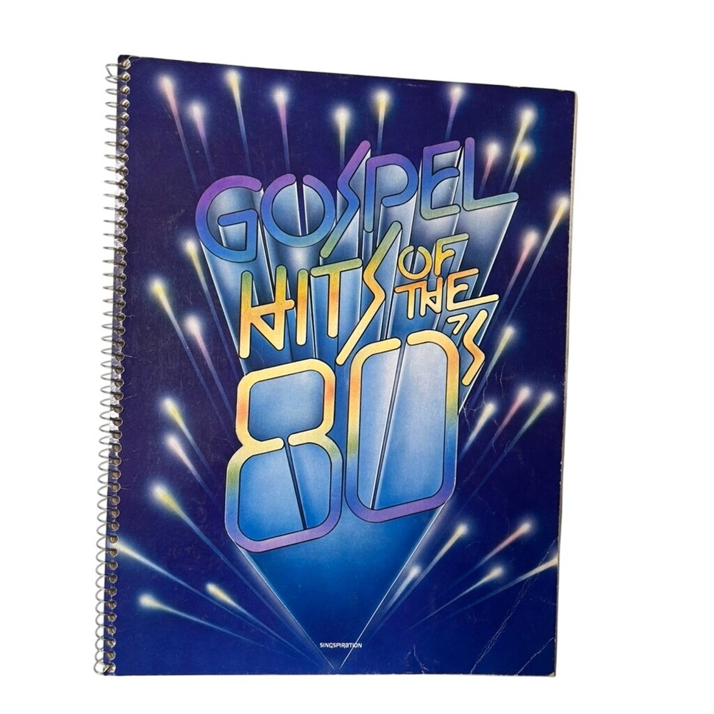 Singspiration Gospel Hits of the 80s Songbook OS Blue Good Spiral Sheet Music